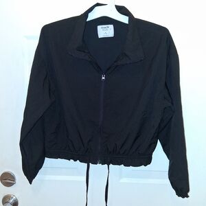 Old Navy Black Zip-Front Bomber Jacket